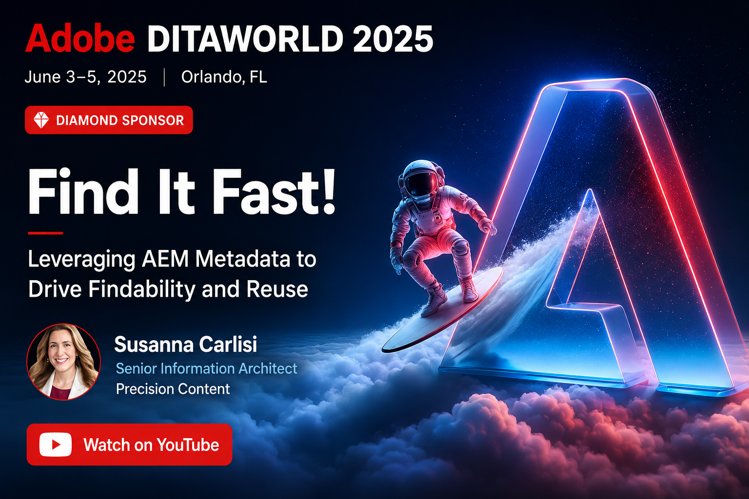 Fin it fast. DITAWorld 2025