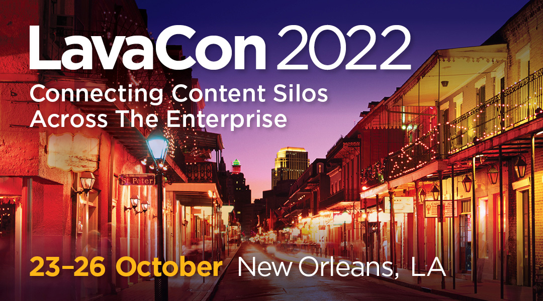 LavaCon 2022 23-26 October New Orleans, LA