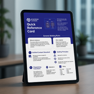 Precision Writing Quick Reference Card preview